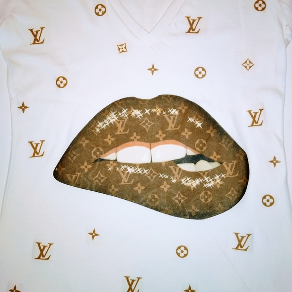 Women V Neck T Shirt - Picture 1 of 5